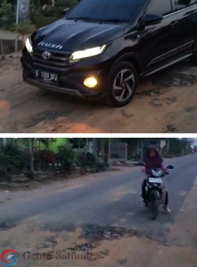 
Proyek Jalan di Tanjung Kusuma Tanpa Rambu, Pengendara: Kaget Ada Lobang Dalam di Tengah Jalan