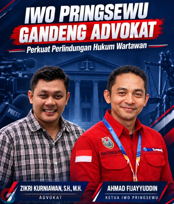 
Ancaman Hukum Membayangi Jurnalis, IWO Pringsewu Gandeng Zikri Kurniawan Law Office