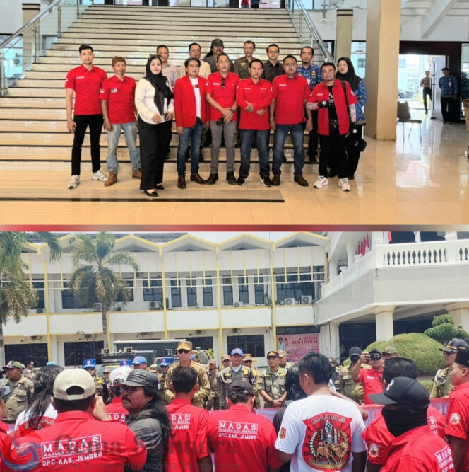 
DPC Madas Sedarah Jember saat Penyampaian Aspirasi 